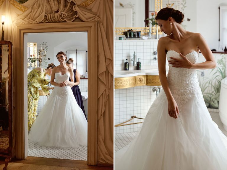 Hochzeitsfotograf Fürth - Burgen in der Oberpfalz, Hochzeit von Lena und Andreas auf Burg Wernberg