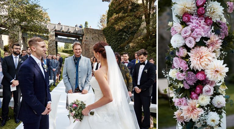 Hochzeitsfotograf Fürth - Burgen in der Oberpfalz, Hochzeit von Lena und Andreas auf Burg Wernberg