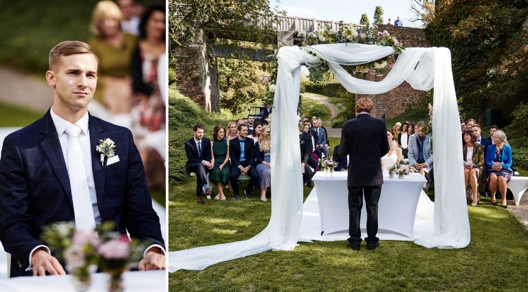 Hochzeitsfotograf Fürth - Hochzeit von Lena und Andreas auf einer oberpfälzischen Burg