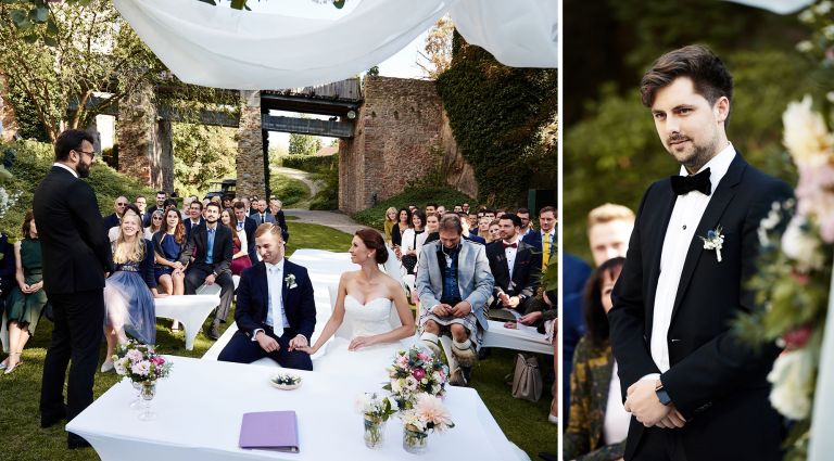 Hochzeitsfotograf Fürth - Hochzeit von Lena und Andreas auf einer oberpfälzischen Burg