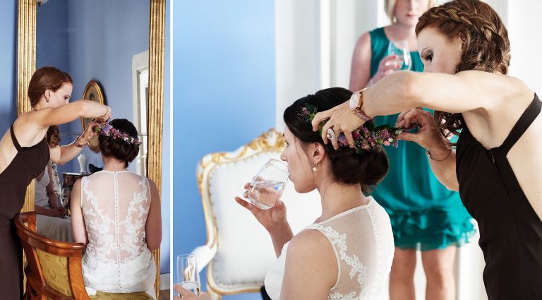 Hochzeit von Corinna und Johannes auf Schloss Jägersburg