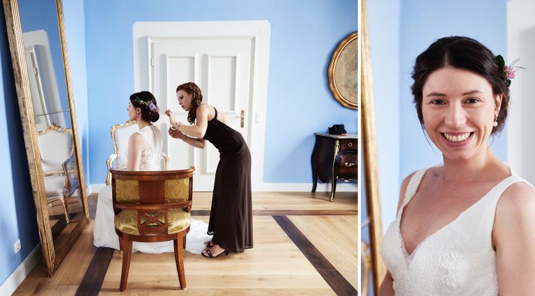 Hochzeit von Corinna und Johannes auf Schloss Jägersburg