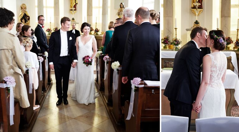 Heiraten in Franken - Corinna und Johannes auf Schloss Jägersburg