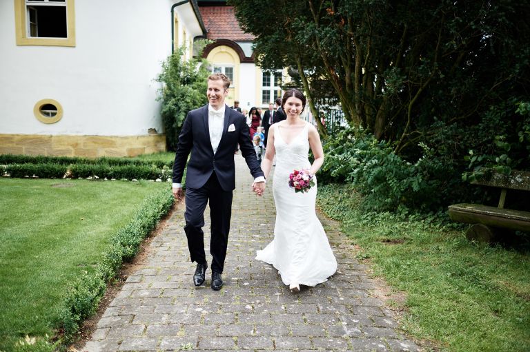 Schlosshochzeit von Corinna und Johannes im fränkischen Bammersdorf