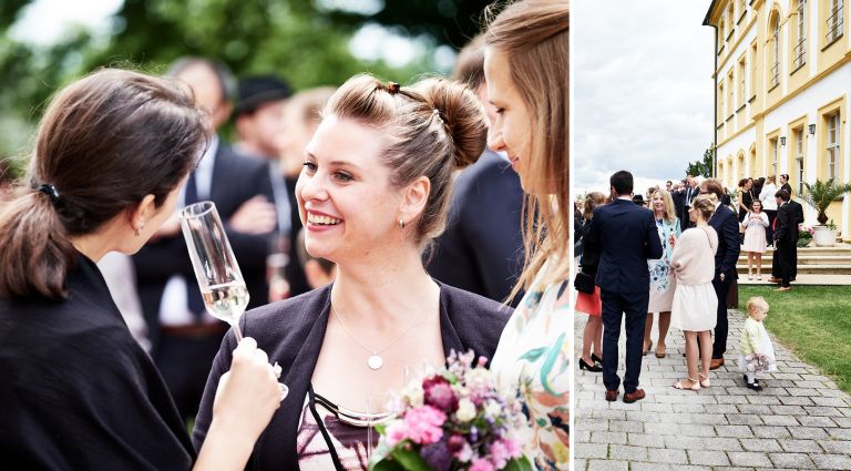 Schlosshochzeit von Corinna und Johannes im fränkischen Bammersdorf