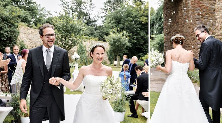 Hochzeit von Barbara und Klaus auf Burg Wernberg