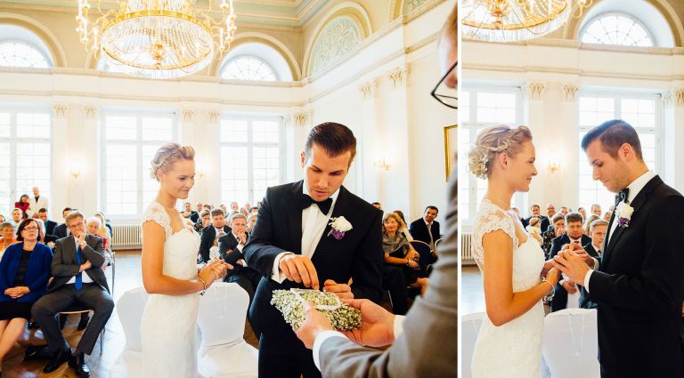 Hochzeitsreportage von Annette und Christian im Faberschloss in Stein