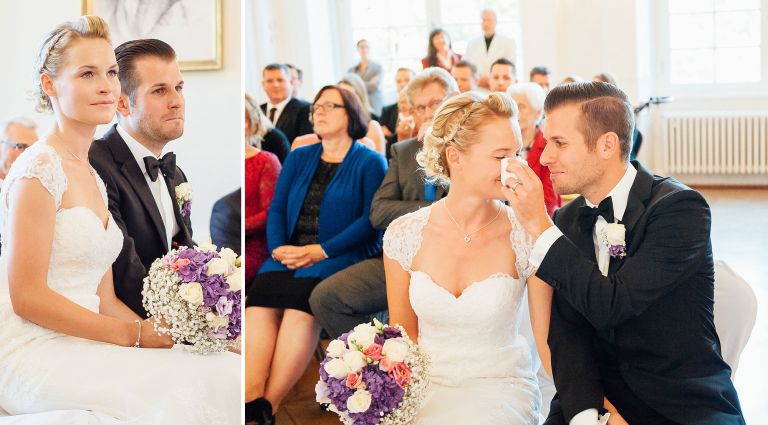 Hochzeitsreportage von Annette und Christian im Faberschloss in Stein
