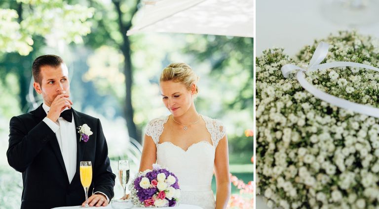 Hochzeitsreportage von Annette und Christian im Faberschloss in Stein