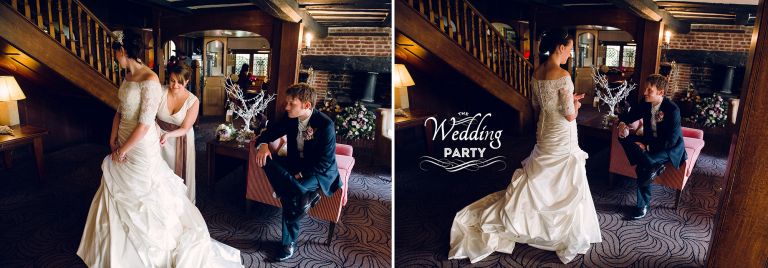 Vintage Hochzeit von Sarah Jane und Mark in Prested Hall