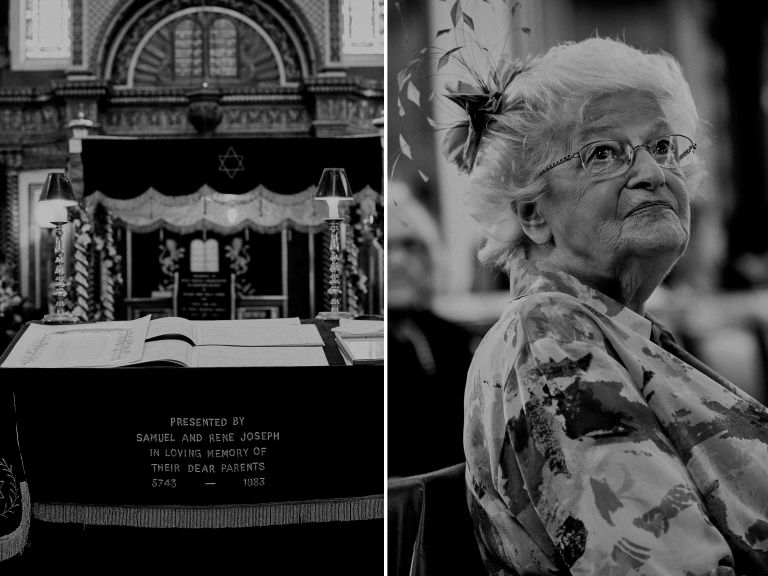 Trauung von Jodie und Marc in der Holland Road Synagogue in Hove