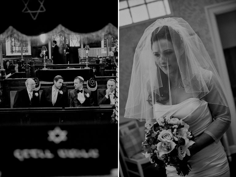 Trauung von Jodie und Marc in der Holland Road Synagogue in Hove