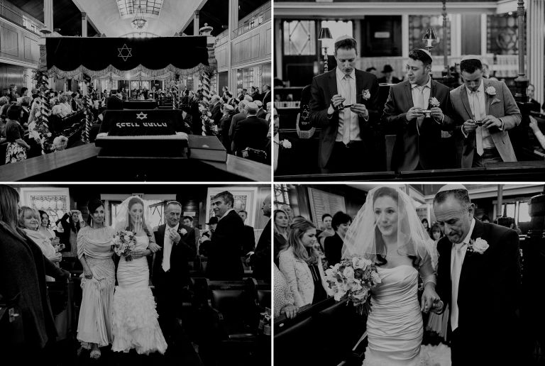 Trauung von Jodie und Marc in der Holland Road Synagogue in Hove