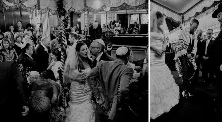 Trauung von Jodie und Marc in der Holland Road Synagogue in Hove