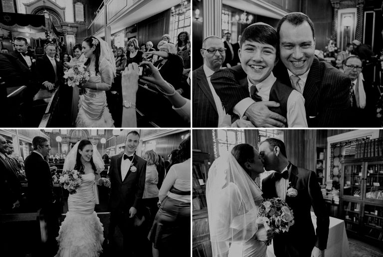 Trauung von Jodie und Marc in der Holland Road Synagogue in Hove