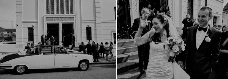 Trauung von Jodie und Marc in der Holland Road Synagogue in Hove
