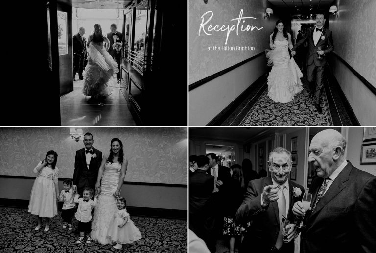 Hochzeit von Jodie und Marc im Hilton Brighton