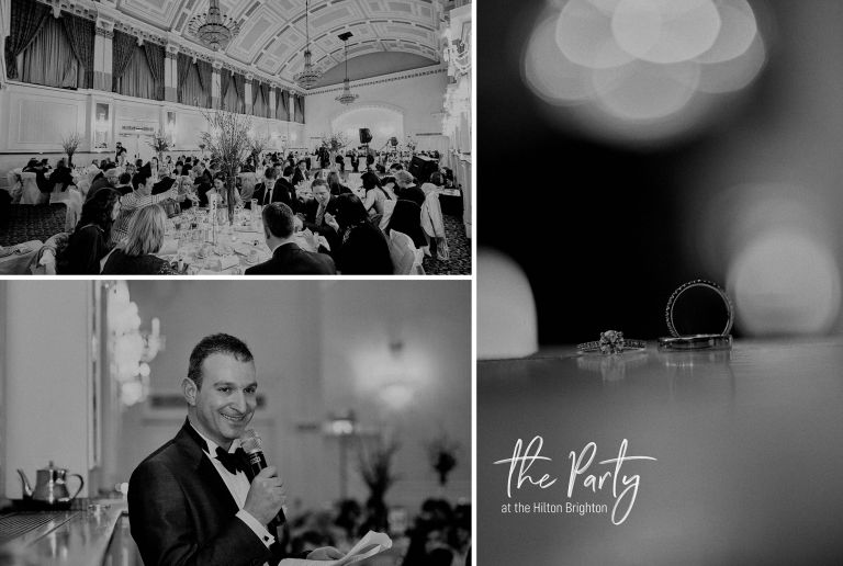Hochzeit von Jodie und Marc im Hilton Brighton