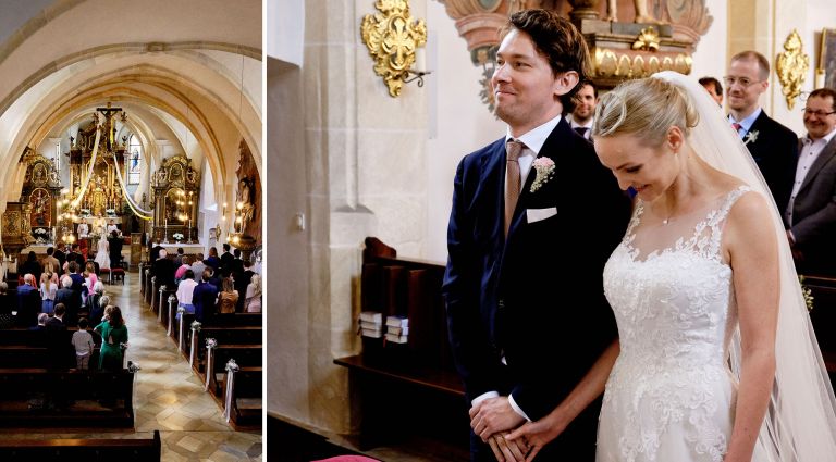 Romantische Hochzeitsfeiersfeier in der Oberpfalz - Antoinette und Benedikt auf Burg Wernberg