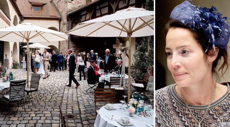 Romantische Hochzeitsfeier in der Oberpfalz - Antoinette und Benedikt auf Burg Wernberg