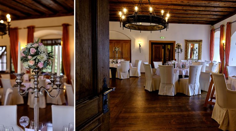 Romantische Hochzeitsfeier in der Oberpfalz - Antoinette und Benedikt auf Burg Wernberg