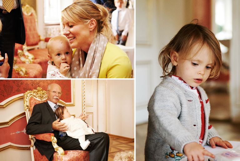 Die Tauffeier von Liv im fränkischen Ahorntal