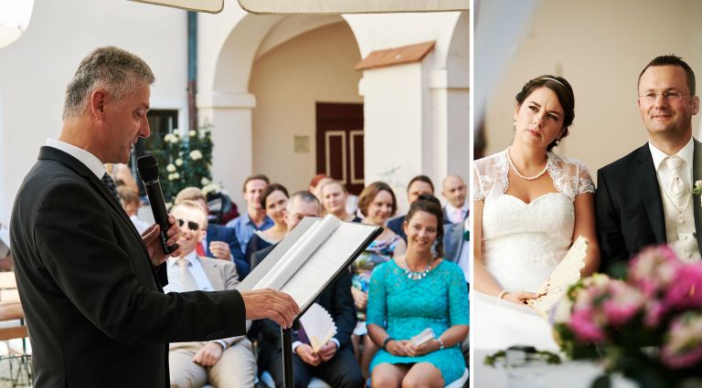 Schlosshochzeit von Monika und Erwin in Mariakirchen