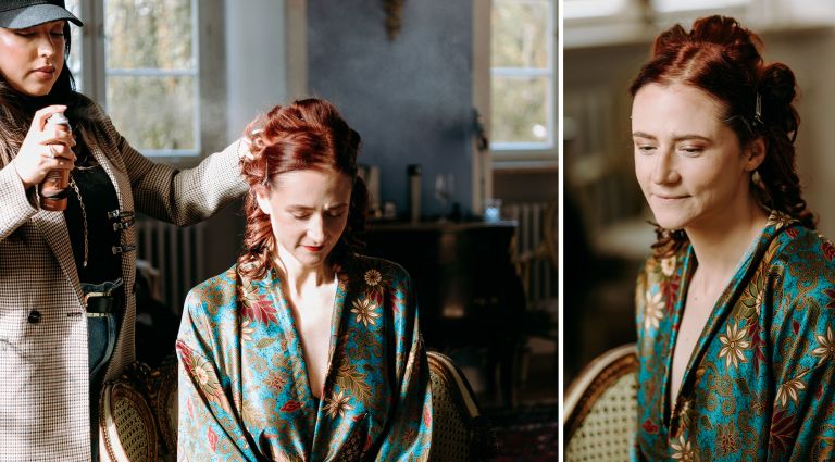 Hochzeit auf Schloss Jägersburg im fränkischen Bammersdorf