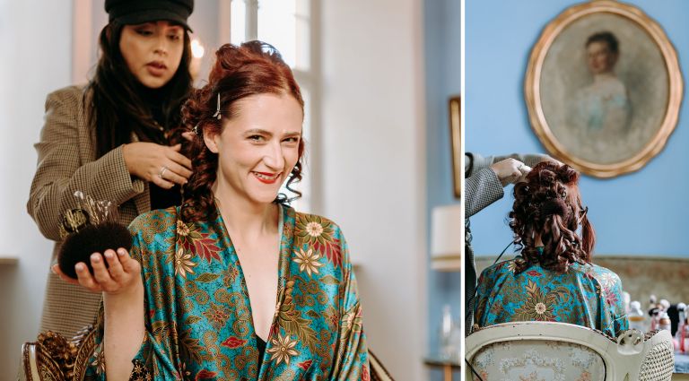 Hochzeit auf Schloss Jägersburg im fränkischen Bammersdorf