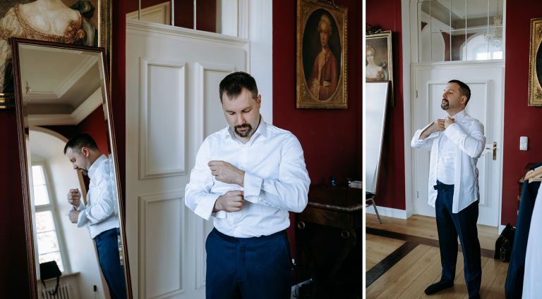 Hochzeit auf Schloss Jägersburg im fränkischen Bammersdorf