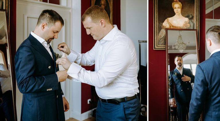 Hochzeit auf Schloss Jägersburg im fränkischen Bammersdorf