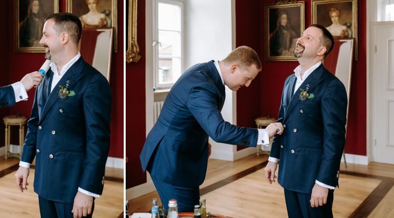 Hochzeit auf Schloss Jägersburg im fränkischen Bammersdorf
