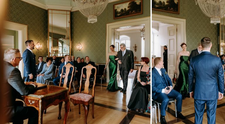 Hochzeit auf Schloss Jägersburg im fränkischen Bammersdorf