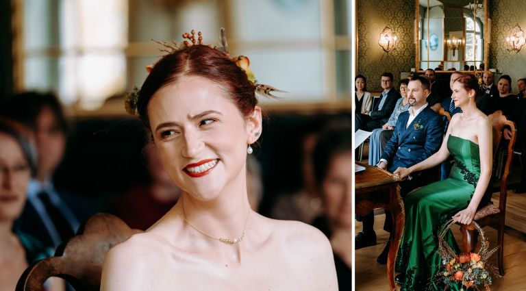 Hochzeit auf Schloss Jägersburg im fränkischen Bammersdorf