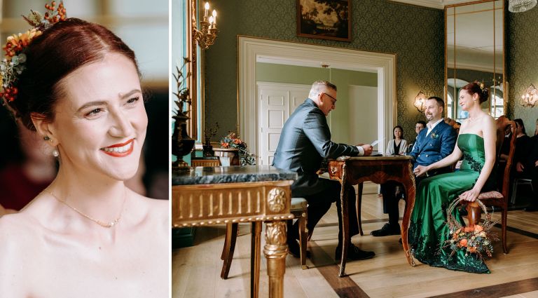 Hochzeit auf Schloss Jägersburg im fränkischen Bammersdorf