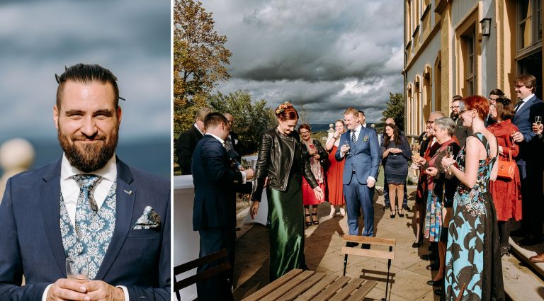 Hochzeit auf Schloss Jägersburg im fränkischen Bammersdorf