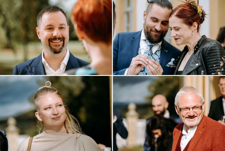 Hochzeit auf Schloss Jägersburg im fränkischen Bammersdorf