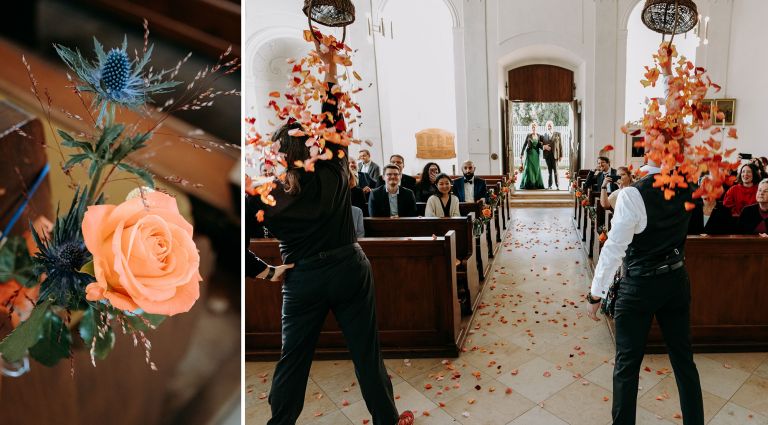 Hochzeit auf Schloss Jägersburg im fränkischen Bammersdorf