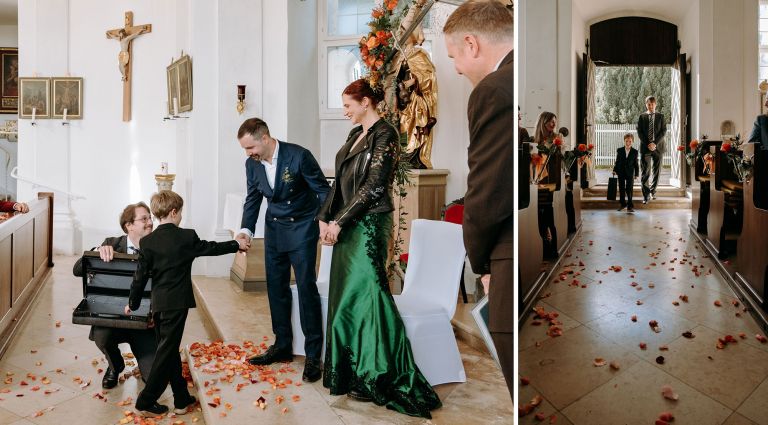 Hochzeit auf Schloss Jägersburg im fränkischen Bammersdorf