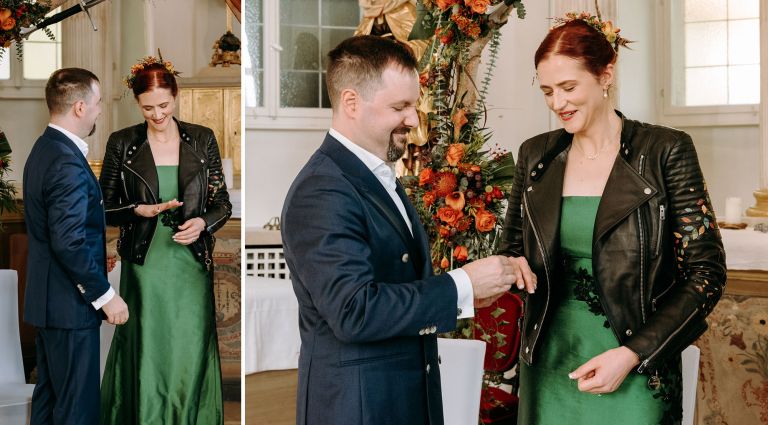 Hochzeit auf Schloss Jägersburg im fränkischen Bammersdorf