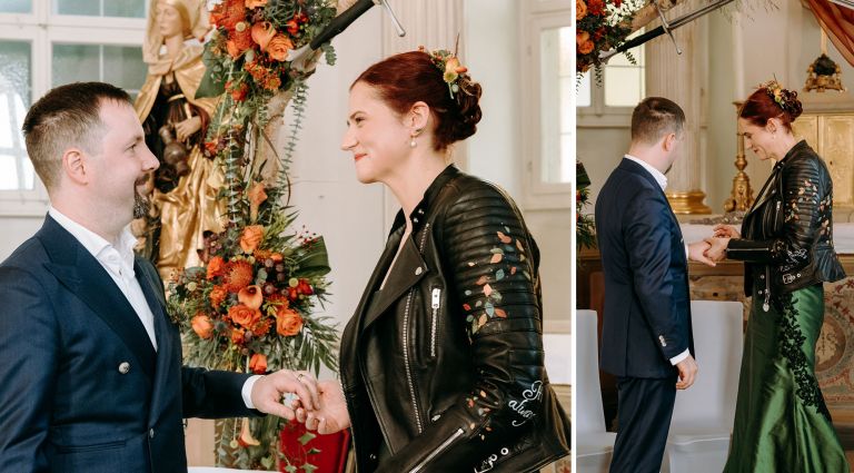 Hochzeit auf Schloss Jägersburg im fränkischen Bammersdorf