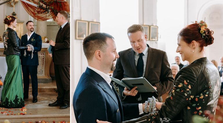 Hochzeit auf Schloss Jägersburg im fränkischen Bammersdorf