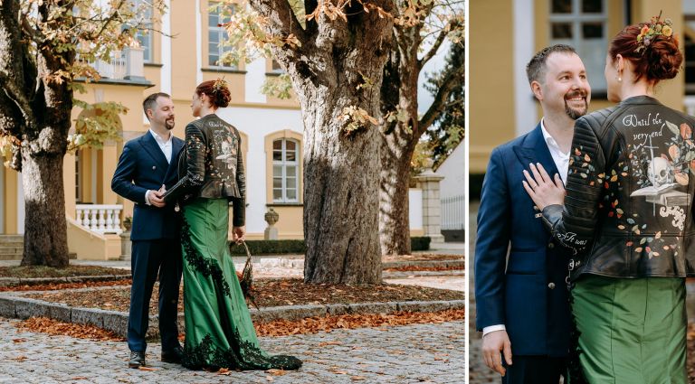 Hochzeit auf Schloss Jägersburg im fränkischen Bammersdorf