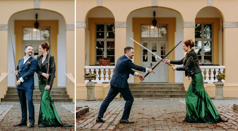 Hochzeit auf Schloss Jägersburg im fränkischen Bammersdorf