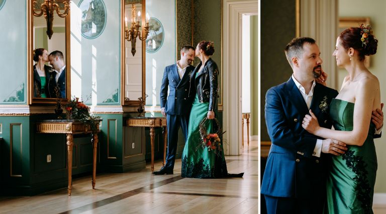 Hochzeit auf Schloss Jägersburg im fränkischen Bammersdorf